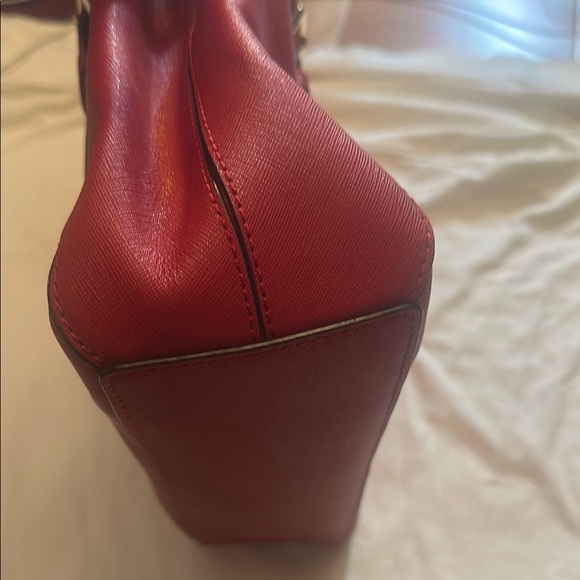 kate spade Red Satchel with Structured Shape and Detachable Strap - Picture 7 of 10